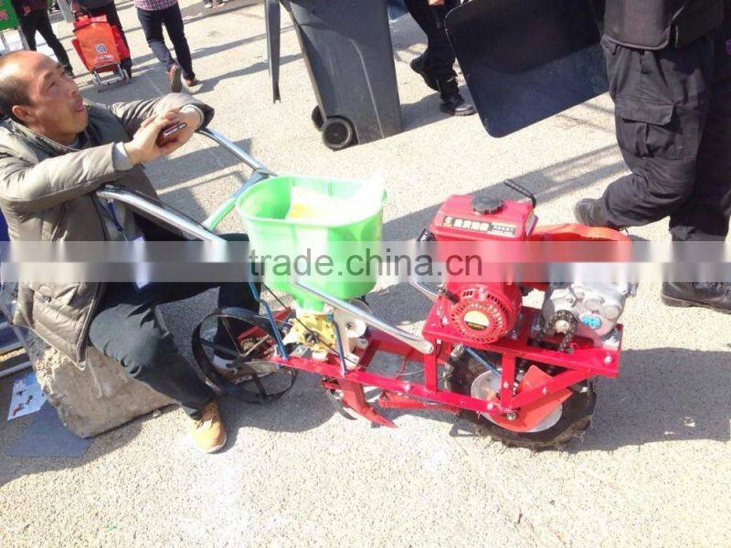 Newest Hand push corn/peanut/maize planter machine/seeder machine with desel engine