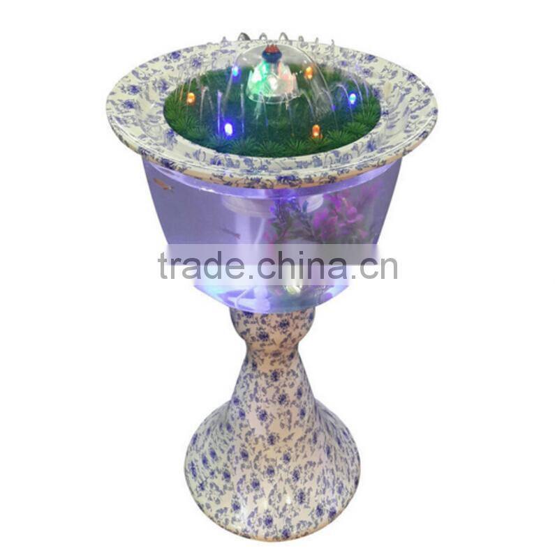 magic water fountain fish tank