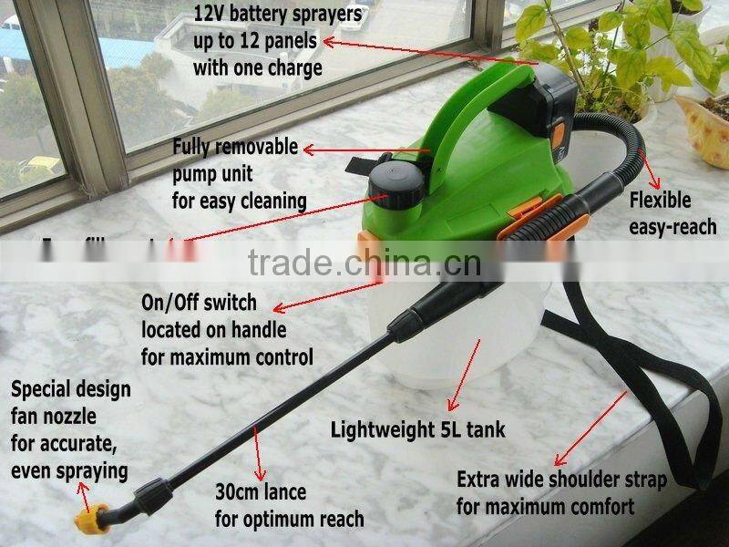 5L garden sprayer battery powered
