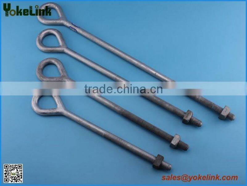 Galvanized Steel ovaleye bolt