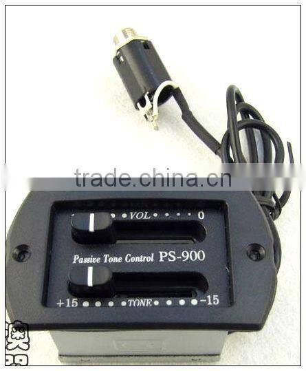 New EQ 2 Band Acoustic Guitar Pickup Piezo & Passive PreAmp Guitar parts#223112