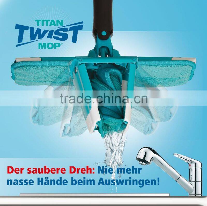 2016 newest product as seen on tv 360 free hand squeeze mop titan twist mop