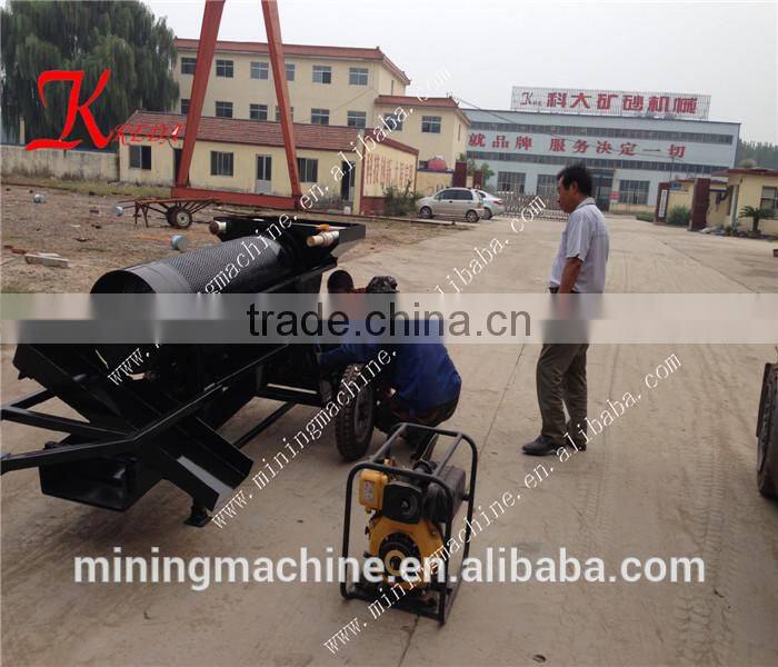 Mini Movable Gold Trommel with CE