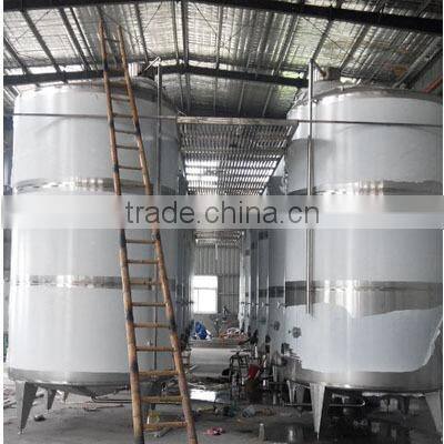 40000L glycol dimple cooling jacketed Wine fermenter