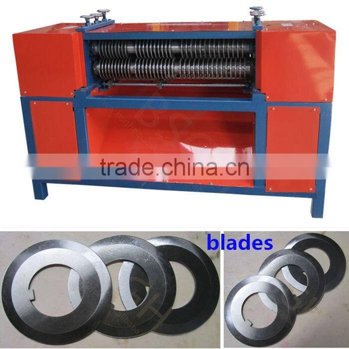 Canada Market Radiator crushing copper separating equipment wasted car radiator recycling machine