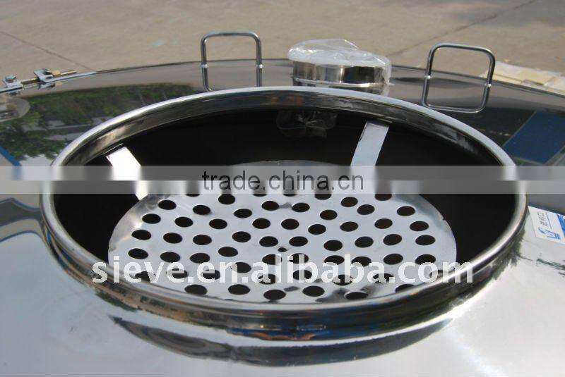 Rotary vibratory shaker for China clay powder