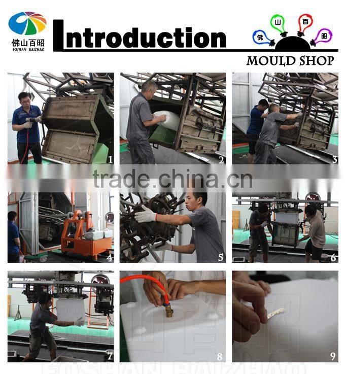 roto molded box made of LLDPE