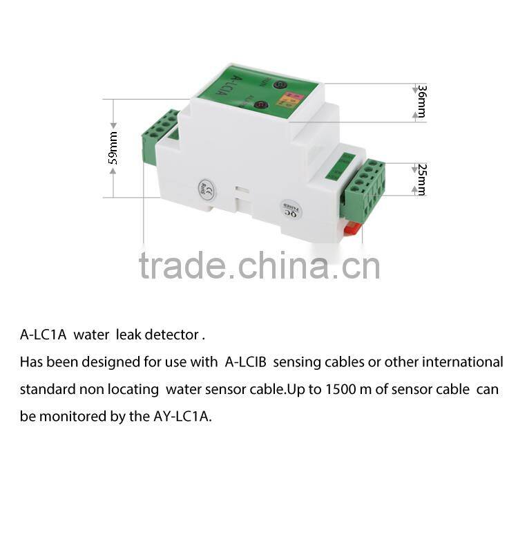 Data center using water leak detection moduel water leak alarm panal