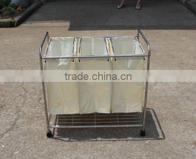 hotel Laundry cart with cleaning tool store,Laundry basket on wheels