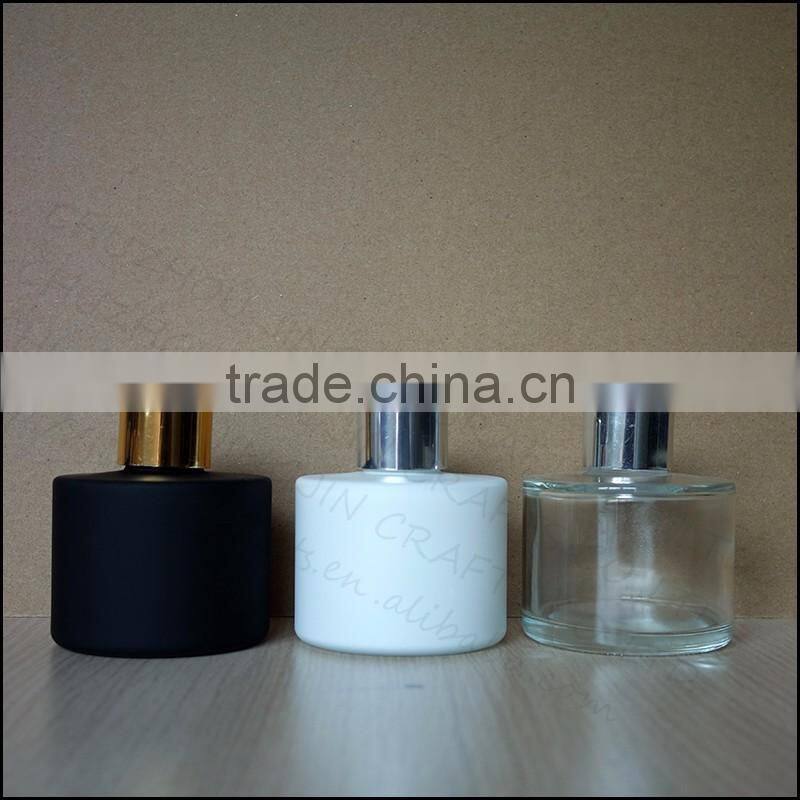 High quality perfume bottle round diffuser glass bottle wholesale
