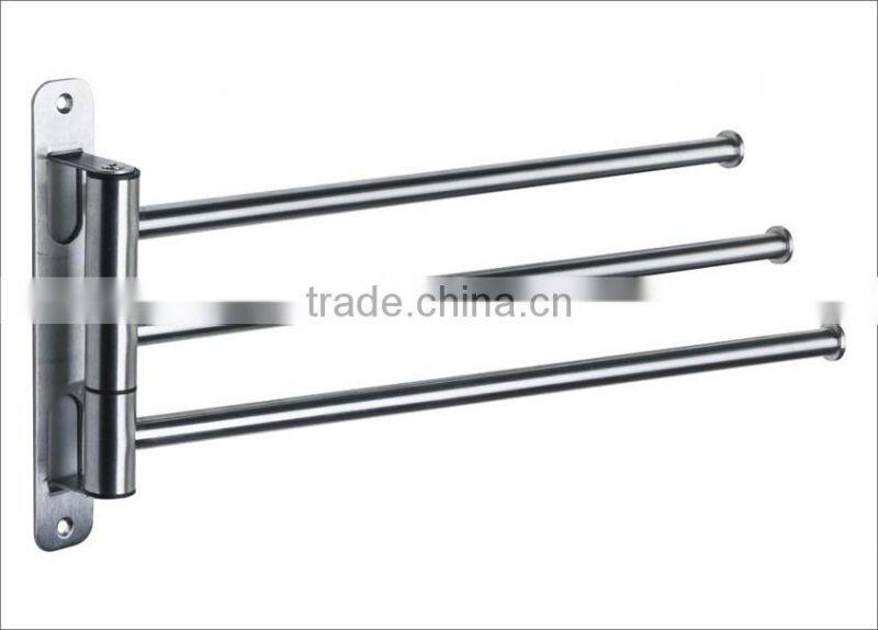 Bathroom Items Stianless Steel Double Bars Wall Mounted Towel Bar BSCI