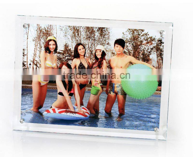 Have stock sublimation photo printing on glass photo frame glass