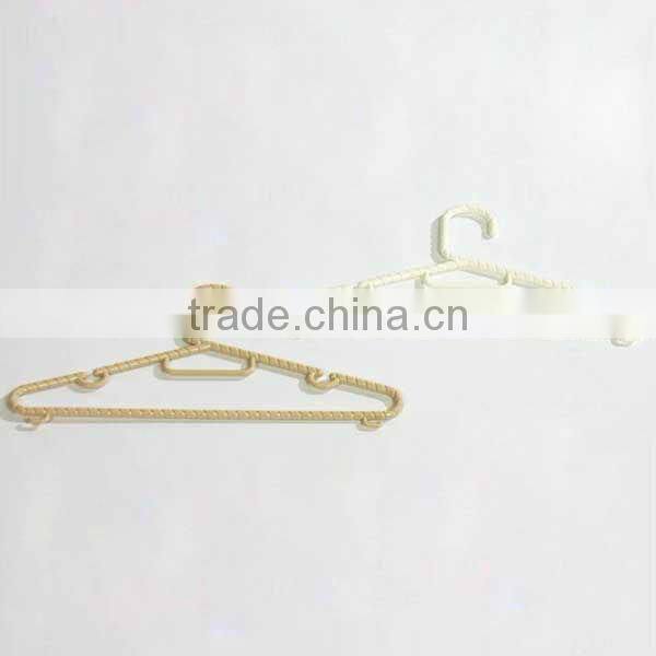 Plastic baby clothes hanger