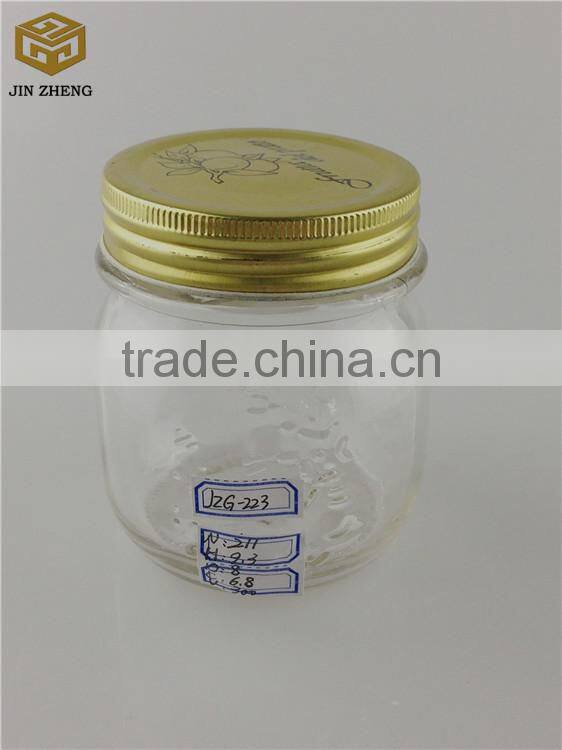 400ml cheap clear food glass jar for sale