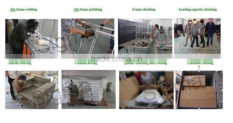 2017 Trade Assurance Outdoor Factory Direct Sale Wholesale customized pe rattan wicker garden chairs