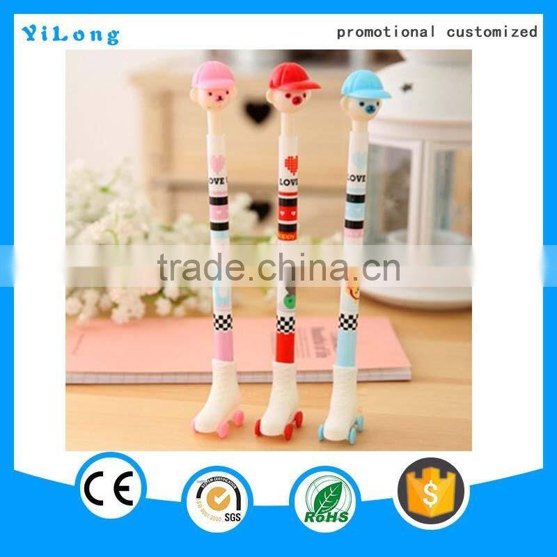 high quality animal head pen polymer clay pen Animation pen