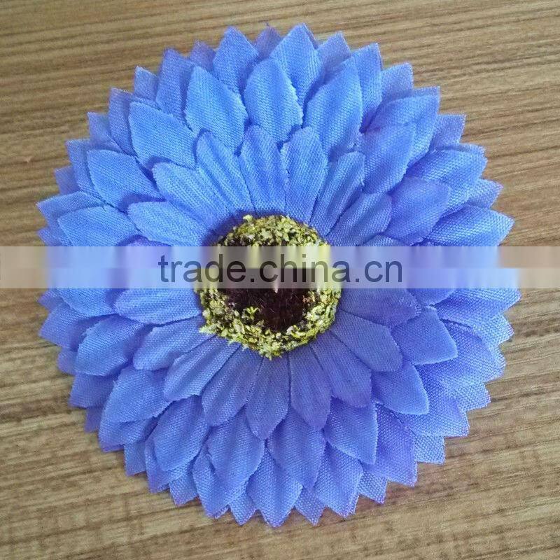 fabric flower head artificial flower head silk flower head