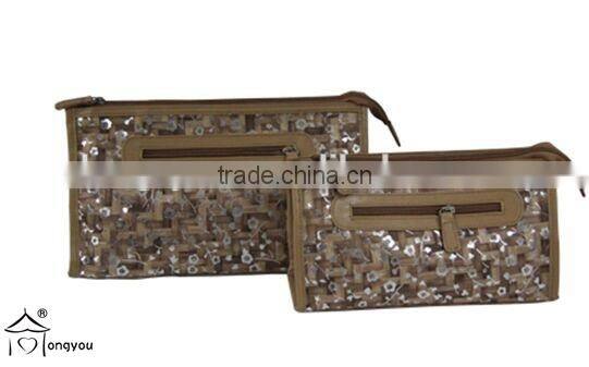 2015 beautiful promotional custom small cosmetic retail bags