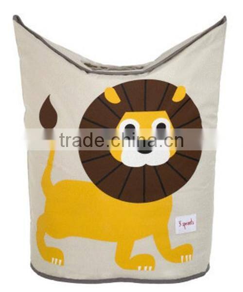 Animal cartoon laundry hamper washing laundry basket