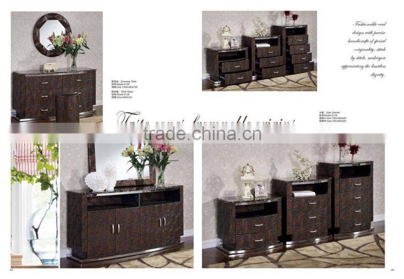 2015 best seller wooden wine cabinet /stainless steel Display Cabine C126