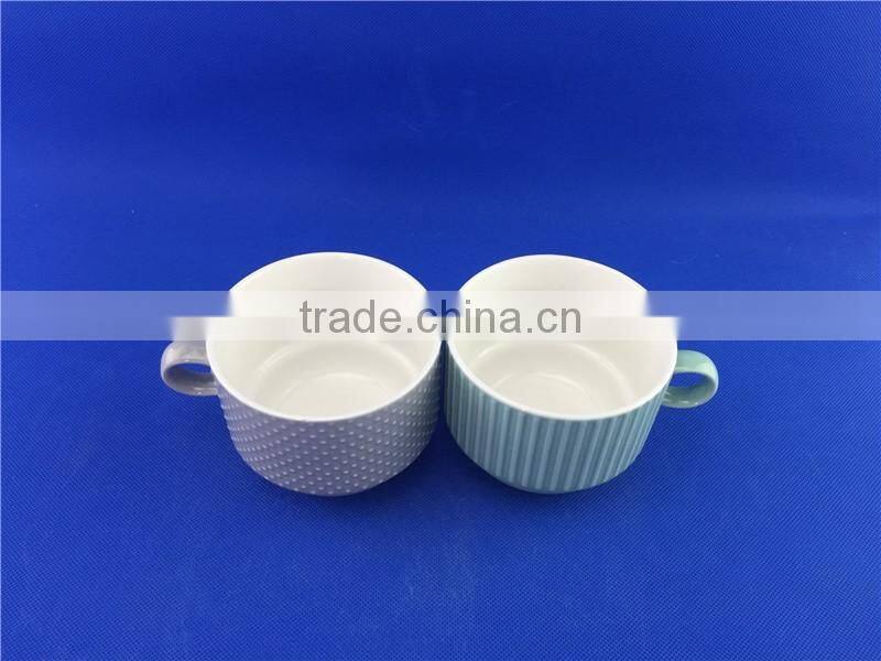 hot selling colorful stackable coffee mugs with rack