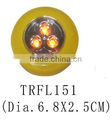 Halloween 3 led emergency light round shape wall mounted led light