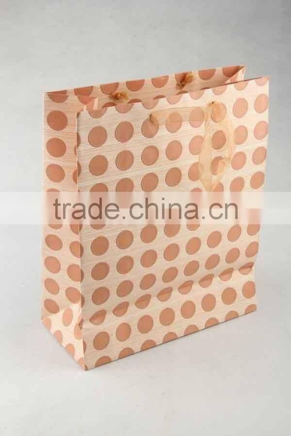 Foldable Gift Bag / Shopping Bag With Dots
