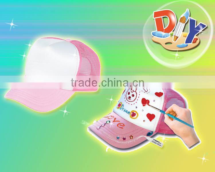hot sale Diy creative drawing and Painting cap for kids