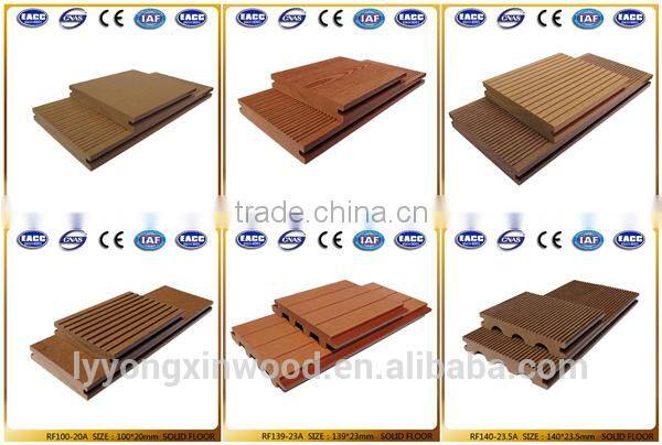 The factory wholesale Recycled wood polymer composite eco-friendly wpc floor