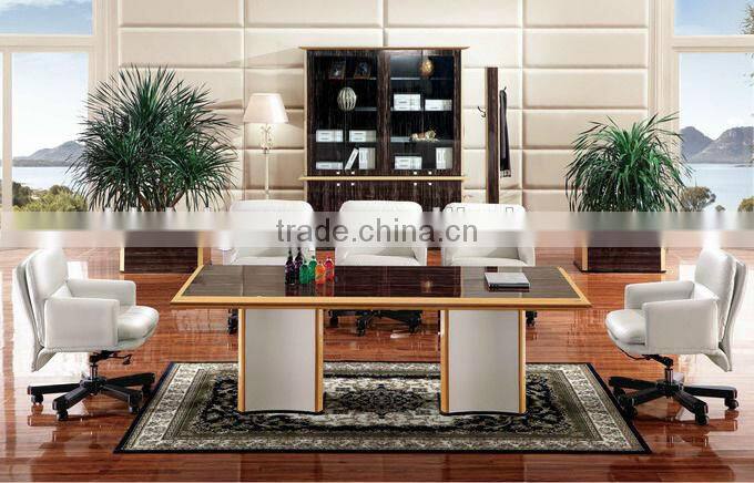 Luxury wooden conference table,White wooden conference table(BF08-0199)