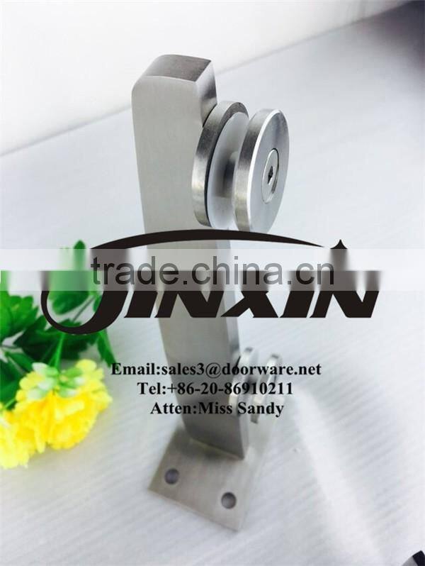 Single Flat Bar Glass Short Post For Tempered Glass