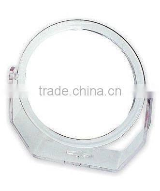 Rotate 180 degrees & Pink outside profile Cosmetic Mirror