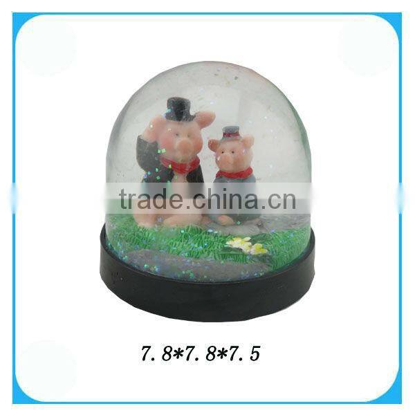 Animai Plastic Musical Snow Globes