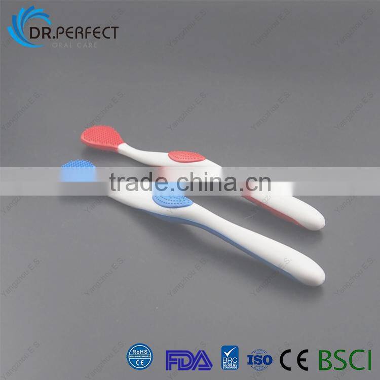 2017 hot sale tongue cleaner brush good quality teeth care tongue scraper