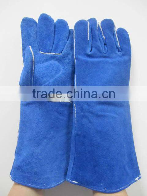 DDSAFETY Wholesale Yellow Cow Split Leather Welding Gloves