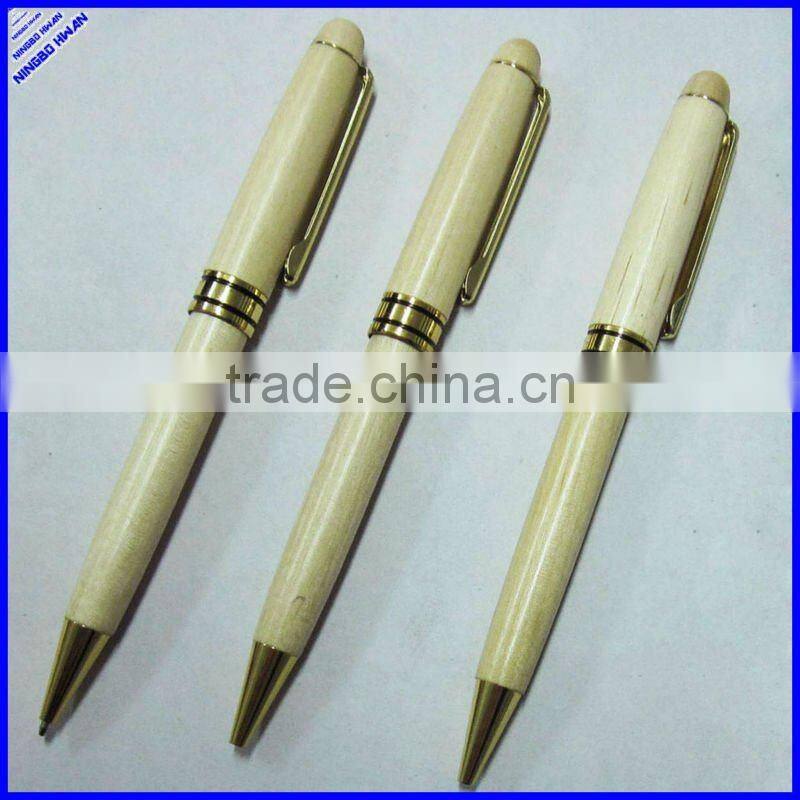 2 color twist high quality popular wood pens