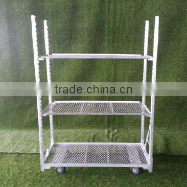 Display flower trolley cart