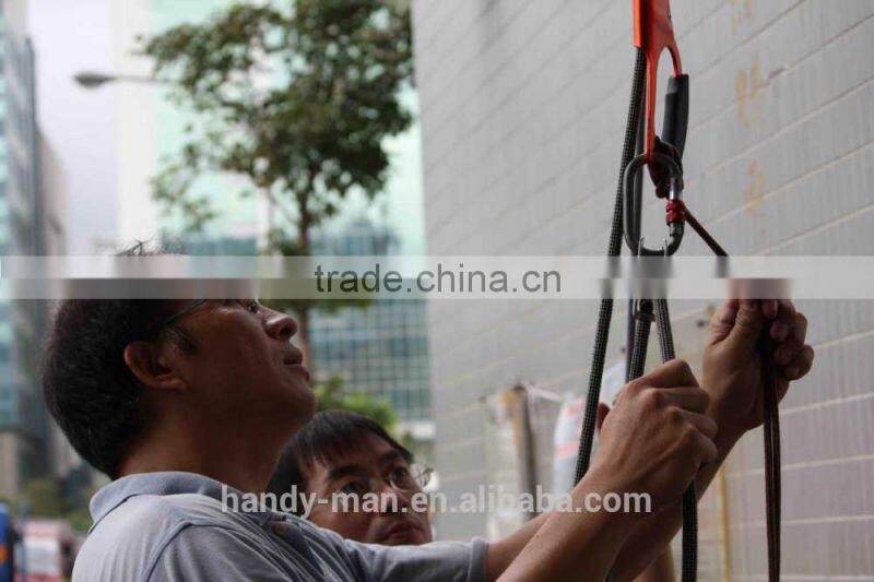 2442KSG Screw Lock 25kN Galvanized Steel Oval Carabiner