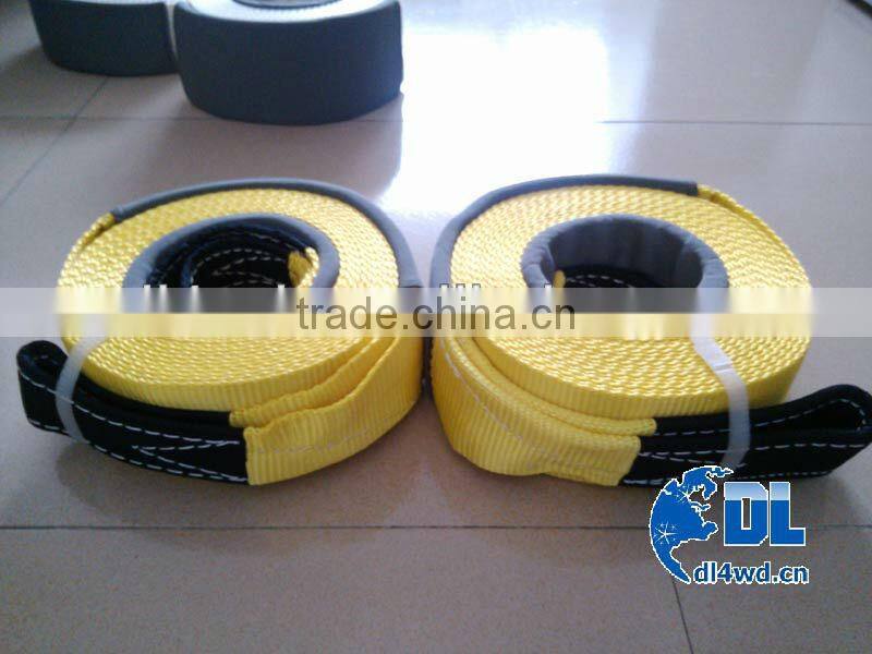 7.5cm * 9m Polyester snatch strap offroad 4x4 winch extension strap