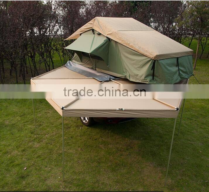 Offroad roof top tent foxwing awning shelter retractable side awning for car