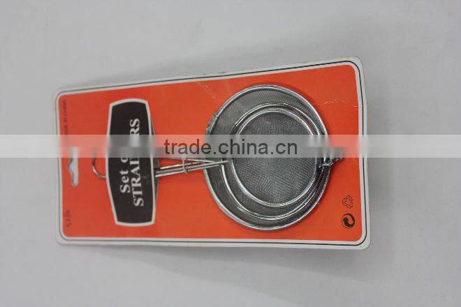 3pc bright small oil strainer set