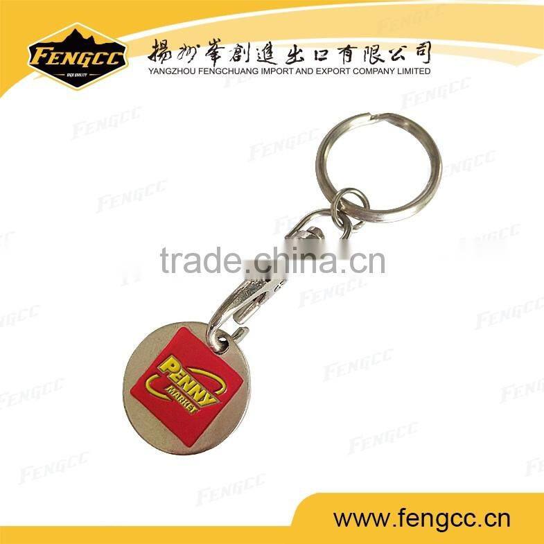 2016 high quality souvenir metal revolve keychain