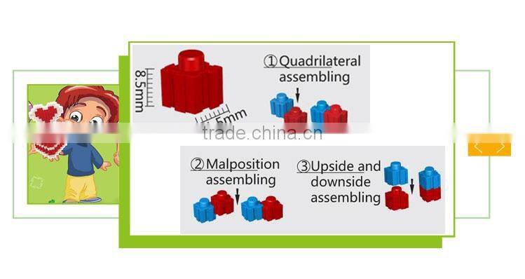 Latest building blocks plastic preschool educational toys