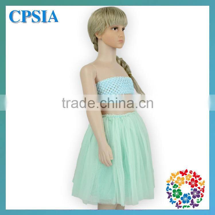 2015 New Arrival Beautiful Tutu Skirt For Wholesale 3 Layers Children Tulle Skirt