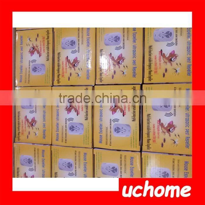 UCHOME Wave Electronic Indoor Mosquito Rat Mice Ultrasonic Pest Repeller US Plug White