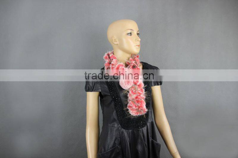 High Quality Knitted Rex-Rabbit&Fox Scarf