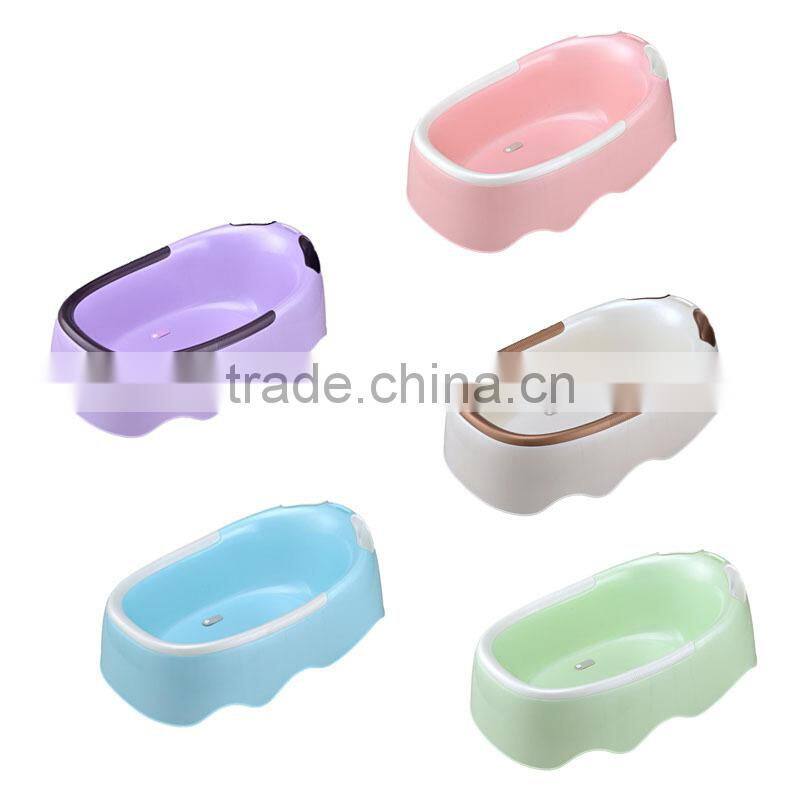 Newest Design Five Colours Plastic Bathtub for Baby