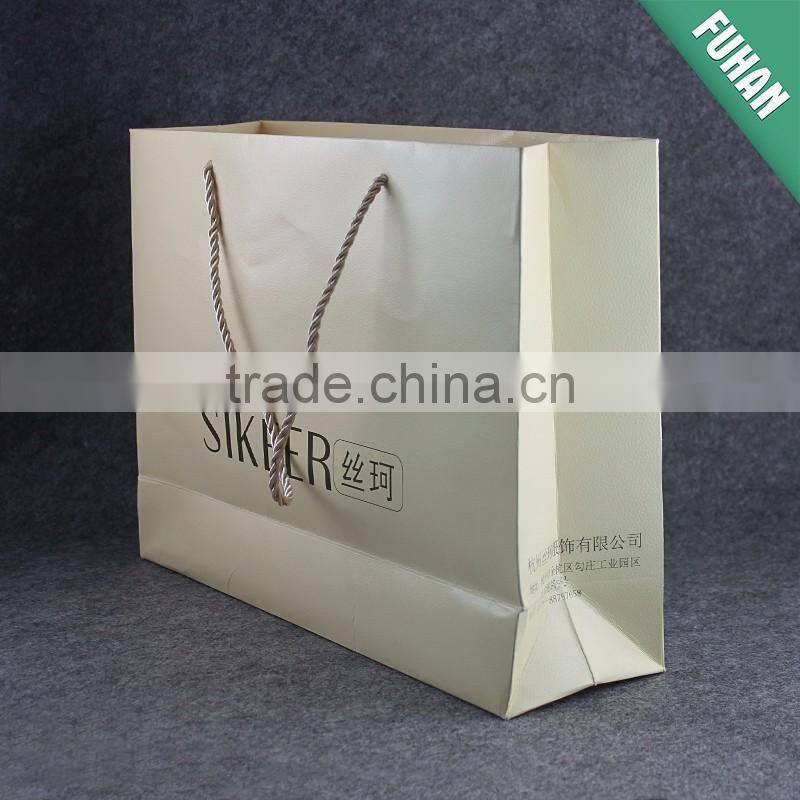 2017 Fashion Design High Quality Paper Shopping Bags