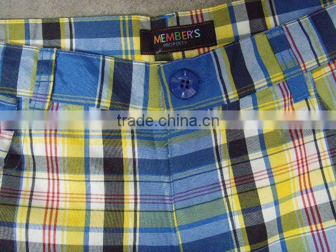 clear off inventory plaid beach shorts