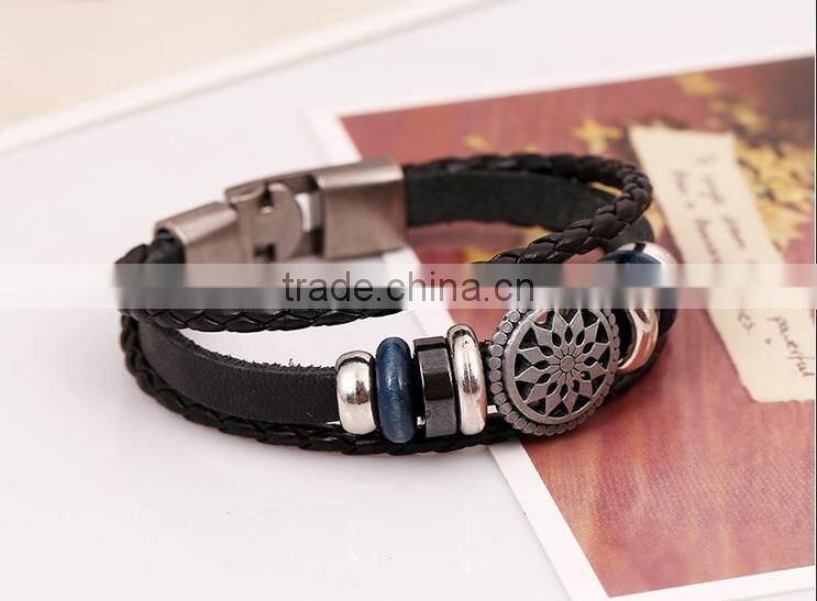 Handmade unique accessories men hand bracelet